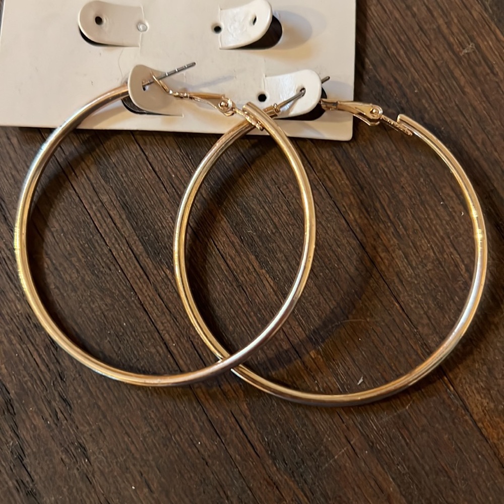 Gold Hoop Earrings
